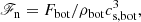 $$ \begin{aligned} \fancyscript {F}_{\rm n} = F_{\rm bot}/\rho _{\rm bot}c_{\rm s,bot}^3, \end{aligned} $$