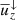 $ \overline{u}_z^\downarrow $