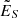 $ \tilde{E}_S $