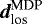 $\vec{d}_{\textrm{los}}^{\textrm{MDP}}$