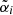 $ \tilde{\alpha}_i $