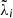 $ \tilde{\lambda}_i $