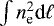 $\int n_{\textrm{e}}^2 \textrm{d}\ell$