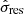 $ \hat{\sigma}_{\mathrm{res}} $