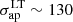 $ \sigma_{\mathrm{ap}}^{\mathrm{LT}}\sim 130 $