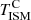 $ T^{\mathrm{C}}_{\mathrm{ISM}} $