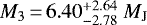 $M_3\,{=}\,6.40^{+2.64}_{-2.78}~M_{\textrm{J}}$