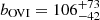 $ b_{\mathrm{OVI}}=106_{-42}^{+73} $