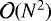 $\mathcal{O}(N^2)$
