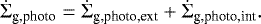 \begin{equation*}\dot{\Sigma}_{\textrm{g,photo}} = \dot{\Sigma}_{\textrm{g,photo,ext}} + \dot{\Sigma}_{\textrm{g,photo,int}}.\end{equation*}