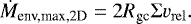 \begin{equation*}\dot{M}_{\textrm{env,max,2D}} = 2 R_{\textrm{gc}} \Sigma v_{\mathrm{rel}}.\end{equation*}