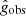 $ \hat{g}_{\mathrm{obs}} $