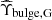 $ \widehat{\Upsilon}_{\mathrm{bulge,G}} $