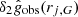 $ \delta_2 \hat{g}_{\mathrm{obs}} (r_{j,G}) $