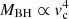 $ M_{\rm BH} \propto {\it v}_{\rm c}^4 $