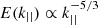 $ E(k_{||}) \propto k^{-5/3}_{||} $