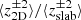 $ \langle {z^{\pm2}_{\mathrm{2D}} } \rangle/ \langle {z^{\pm2}_{\mathrm{slab}} } \rangle $