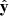 $ \hat{\mathbf{y}} $