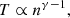 $$ \begin{aligned} T \propto n^{\gamma -1}, \end{aligned} $$