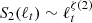 $ S_2(\ell_t)\sim\ell_t^{\zeta(2)} $