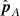 $ \hat{\boldsymbol{p}}_A $