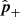 $ \hat{\boldsymbol{p}}_+ $