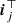 $ {\boldsymbol{i}^{\top}_j} $