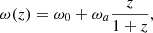 $$ \begin{aligned} \omega (z)=\omega _0+\omega _a\frac{z}{1+z}, \end{aligned} $$