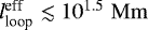 $l_{\textrm{loop}}^{\textrm{eff}} \lesssim 10^{1.5} {\; \rm Mm}$