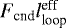 $F_{\textrm{cnd}} {l_{\textrm{loop}}^{\textrm{eff}}}$