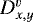 $D_{x,y}^v$