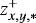 $z_{x,y,\ast}^+$