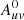 $ A^{0}_{u\mathit{v}} $
