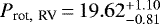 $P_{\textrm{rot},\ \textrm{RV}}\,{=}\,19.62^{+1.10}_{-0.81}$