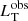 $ L^{\mathrm{obs}}_{\mathrm{T}} $