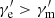 $ \gamma_{\mathrm{e}}^\prime > \gamma_{\mathrm{m}}^\prime $