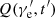 $ Q (\gamma_{\mathrm{e}}^\prime,t^\prime) $