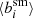 $ \langle b_i^{\rm sm}\rangle $