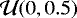 $\mathcal{U}(0, 0.5)$