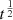 $ t^{\frac{1}{2}} $