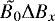 $\tilde{B_{0}} \Delta B_{x}$