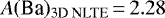 $A(\textrm{Ba})_{\textrm{3D~NLTE}}\,{=}\,2.28$