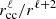 $ r_{\mathrm{cc}}^{\ell}/r^{\ell+2} $