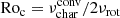 $$ \begin{aligned} \mathrm{Ro}_{\rm c}=\nu _{\rm char}^\mathrm{conv}/2\nu _{\rm rot} \end{aligned} $$