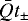 $\bar{Q}t_{\pm}$