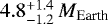 $4.8_{-1.2}^{+1.4} \,M_{\textrm{Earth}}$