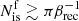 $ N^{\mathrm{f}}_{\mathrm{is}}\gtrsim \pi\beta^{-1}_{\mathrm{rec}} $