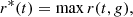 $$ \begin{aligned} r^*(t) = \max r(t,g), \end{aligned} $$