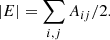 $$ \begin{aligned} |E| = \sum \limits _{i,j}A_{ij}/2. \end{aligned} $$