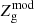 $ Z_{\mathrm{g}}^{\mathrm{mod}} $